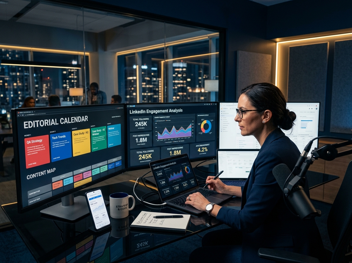 Painel de Telemetria e Estratégia de Conteúdo B2B da NIA